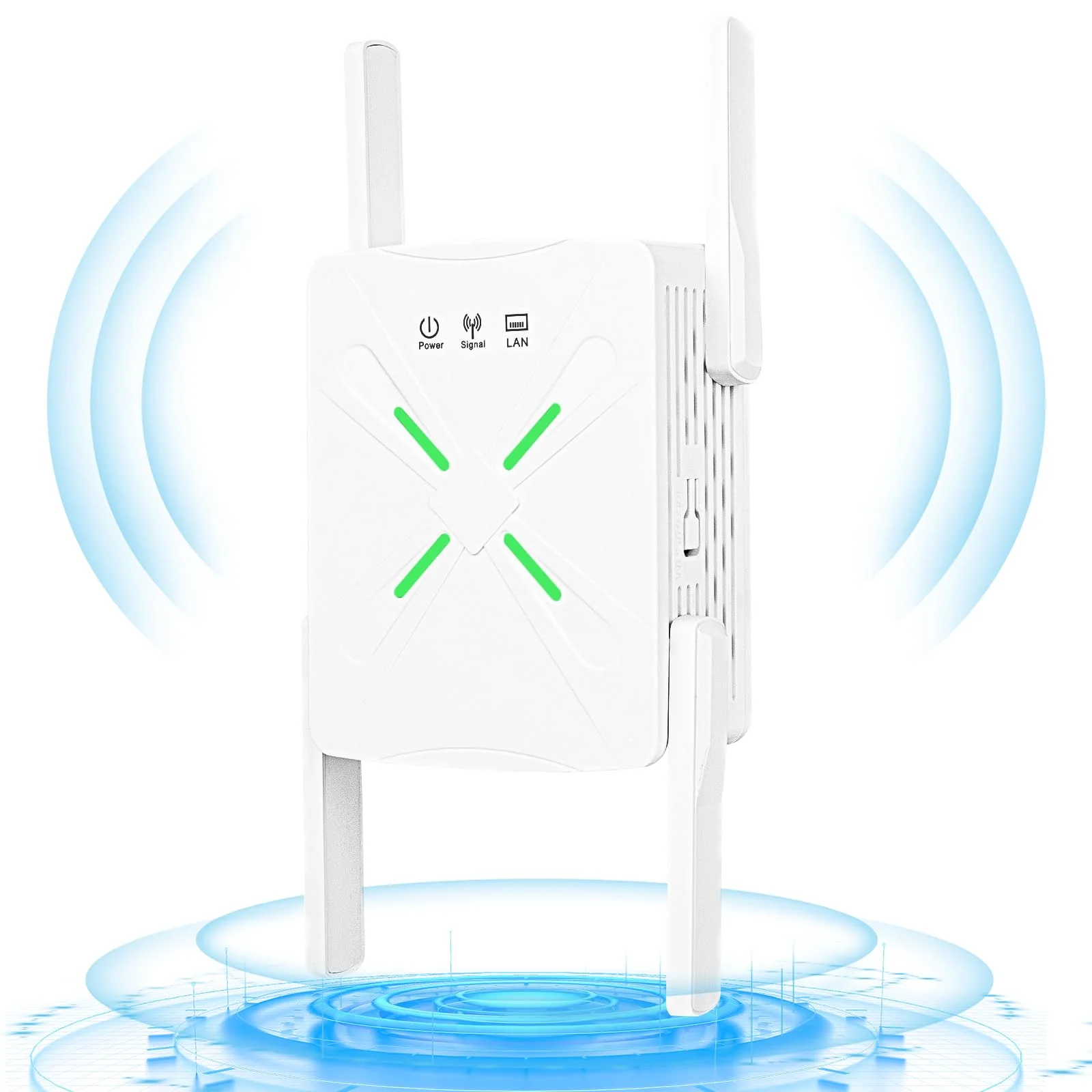 WLAN Verstärker 1200Mbit/s WiFi Repeater - Dualband 5GHz & 2.4GHz WLAN Repeater mit Ethernet Port 4 *Antennen Abdeckung bis zu 200m² und 45 Geräte, WiFi Internet Verstärker Repeater/Router/Ap Modus - Image 6