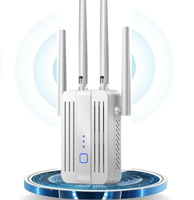 WLAN Verstärker 1200Mbit/s WLAN Repeater,Dualband 5GHz & 2.4GHz WiFi Repeater mit WPS | 1200 Mbit/s | Mit LAN/WAN Port| Einfache Einrichtung | Kompatibel Allen WLAN Geräten - Image 3