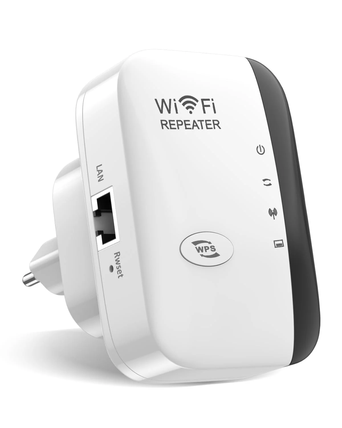 WLAN Verstärker, Neuestes WLAN Repeater 300 Mbit/s 2.4 GHz, Internet Verstärker,WiFi Repeater, WiFi Extender Booster mit Repeater/AP Modus und WPS-Funktion Internet Verstärker bis zu 3000qm (weiß) - Image 7