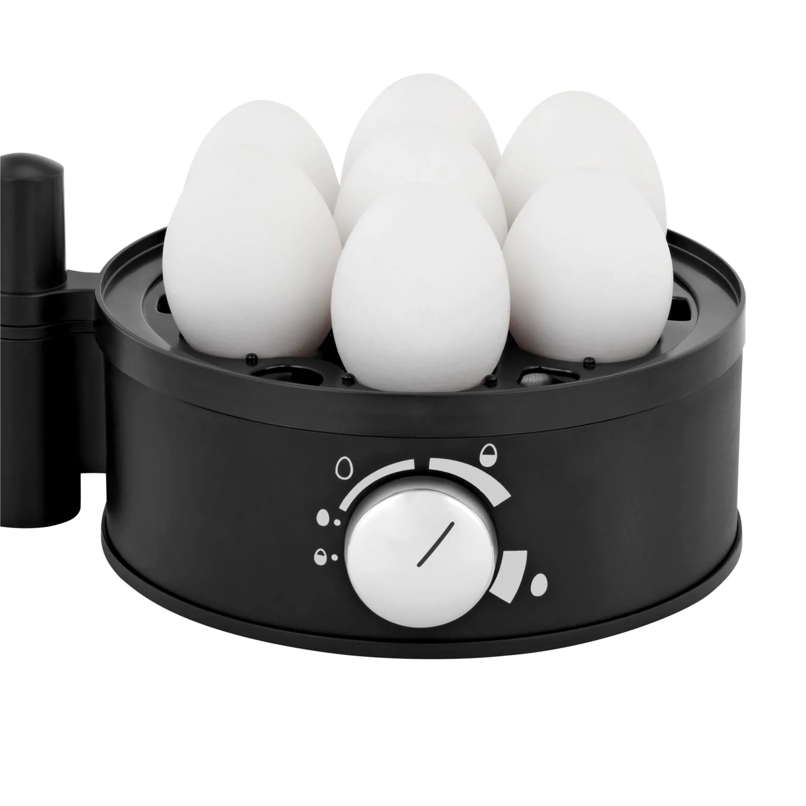 WMF Set 3-teilig Eierbecher Set 6 Stück, stapelbar und Gourmet Eierschneider Edelstahl poliert 15 x 11 cm und Stelio Eierkocher Edelstahl, 1 Ei - 7 Eier, 380 Watt, Härtegradeinstellung - Image 5