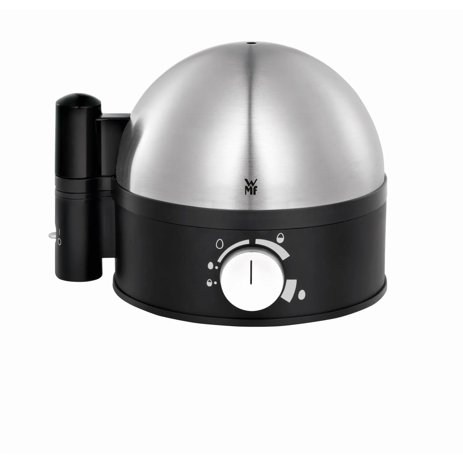 WMF Set 3-teilig Eierbecher Set 6 Stück, stapelbar und Gourmet Eierschneider Edelstahl poliert 15 x 11 cm und Stelio Eierkocher Edelstahl, 1 Ei - 7 Eier, 380 Watt, Härtegradeinstellung - Image 8