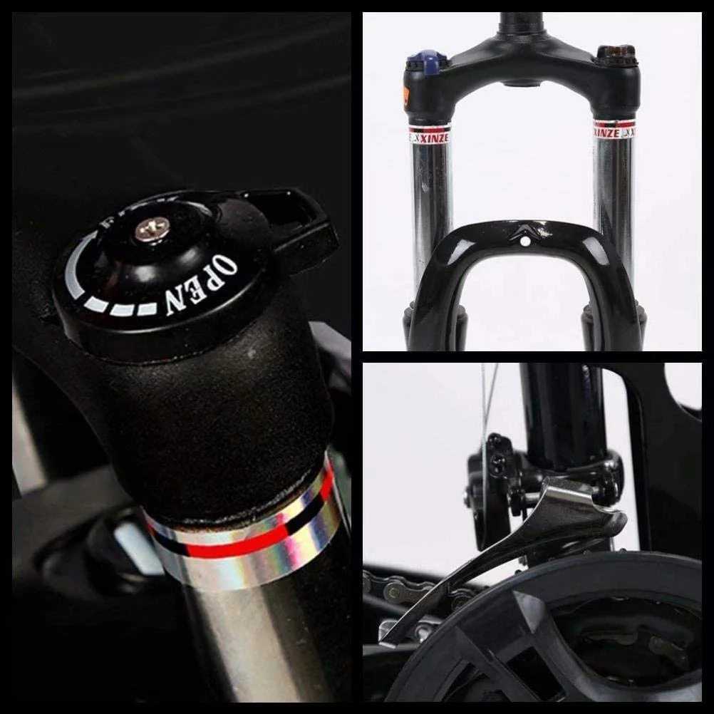 Wmmner Faltbares Herren-Mountainbike, 24/26 Zoll Mountainbike-Alauninum Mtb Fahrrad Radfahren Urban Pendler Stadtfahrrad, 24-Stufenschaltung, 24 Zoll - Image 7