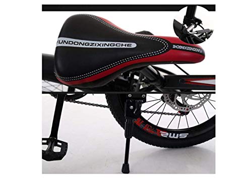 Wmmner Fjw Mountainbike, Unisex, 7 Gänge, Mountainbike, 20 Zoll, 22 Zoll, 24 Zoll, Stahl mit hohem Kohlenstoffgehalt, Schüler für Kinder, umgeschaltet/14 Zoll - Image 2