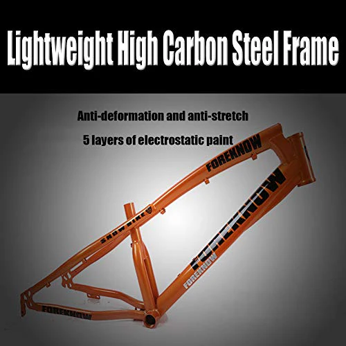 Wmmner Mountainbike, 20 Zoll (50,8 cm), mit Vorderradaufhängung und mechanischen Scheibenbremsen für Damen, Mountainbike-Sitz für Mountainbike, Fat Tire verstellbar in 8 Farben, rutschfeste Fahrräder - Image 5
