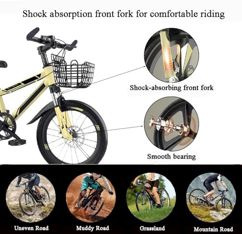 Wmmner Mountainbike 26 Zoll Variable Geschwindigkeit Scheibenbremse 6-12 Jahre Alte Jungen Und Mädchen Grundschüler Großes Kinderfahrrad Mehrfarbig/C/22 Zoll - Image 6