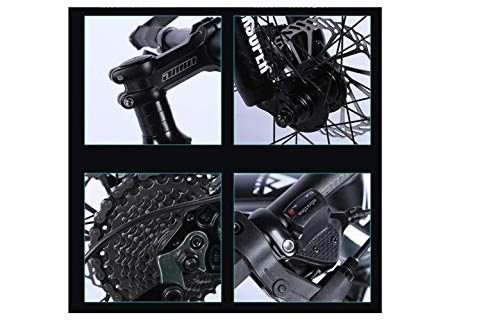 Wmmner Mountainbike aus Legierung, 26 Zoll (66 cm), 27 Geschwindigkeit, Off-Road, Erwachsene, Speed Mountainbike für Männer und Frauen, D, 30 Spe/C/30 Gänge - Image 2