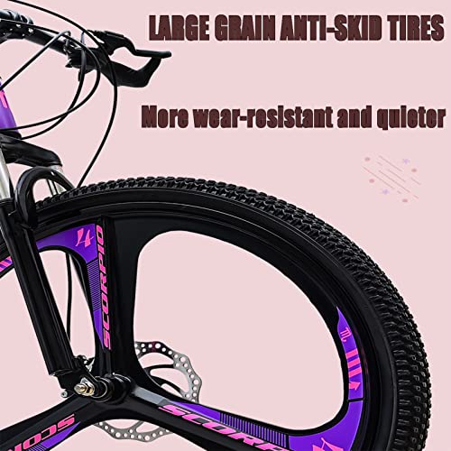Wmmner Mountainbike mit hartem Schwanz, 26 Zoll, Mountainbike-Mountainbike für Männer und Frauen, Vorderrad, Spension mit Doppelscheibenbremse, rutschfeste Fahrräder aus Stahl - Image 5