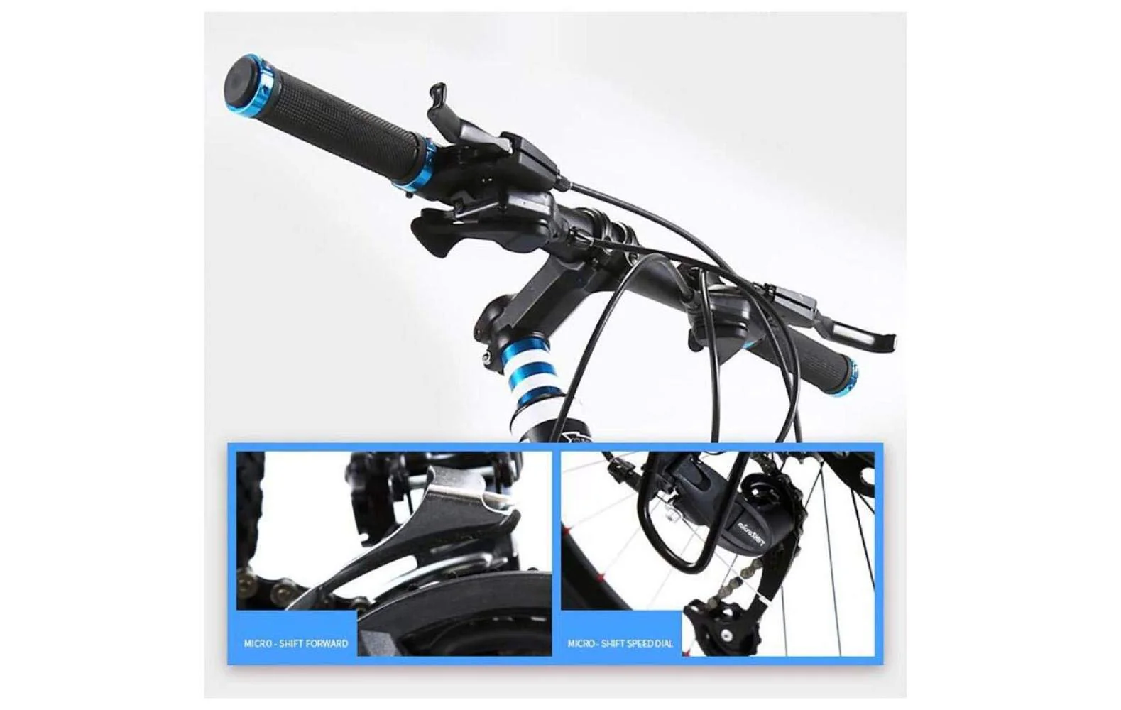 Wmmner Mountainbike Unisex Hardtail Mountainbike 7/21/24/27 Geschwindigkeiten 26 Zoll Fat Tire Rennrad Schneefahrrad/Strandrad Mit Scheibenbremsen Und Federgabel, Schwarz, 27 Geschwindigkeiten - Image 6