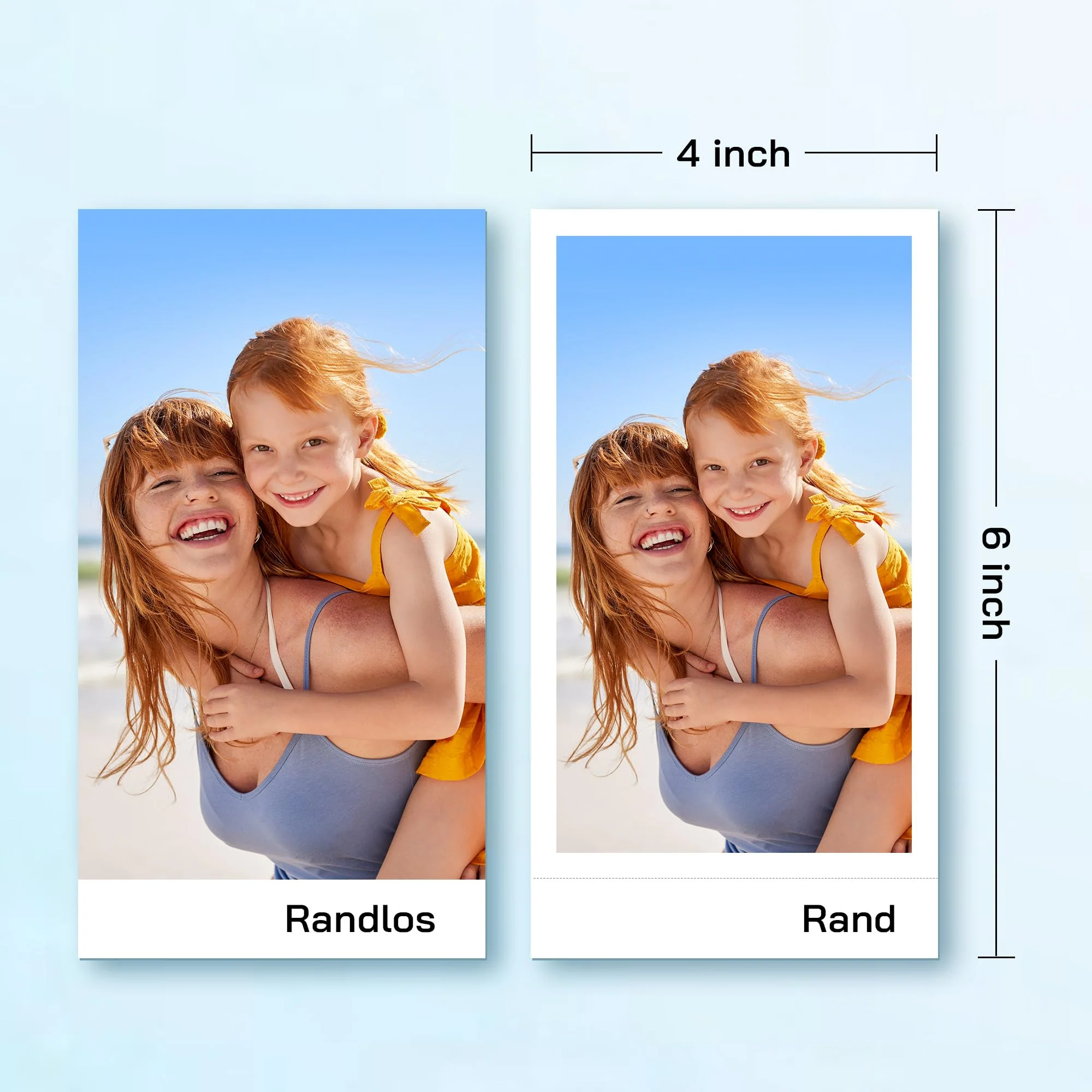 WOLFANG Fotodrucker, Sofortbilddrucker mit 54 Blatt (4 x 6 Zoll), unterstützt WLAN-Verbindung, kreative Fotobearbeitungs-Apps, für iOS/Android-Smartphone - Image 5