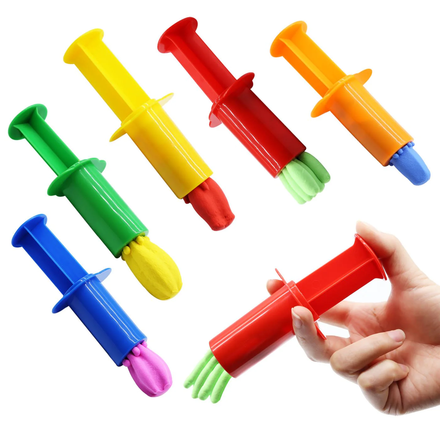 WONDERFORU Knetwerkzeug Teig Plastilin Werkzeuge, Knete zubehör Ausstechformen Küchenspielzeug, 23 Stück … - Image 4