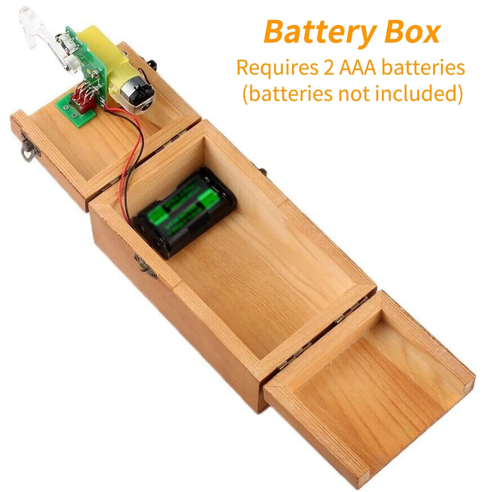 Wooden Useless Box, Lassen Sie Mich Allein Maschine Kasten, Macht Sich Selbst Fertig Zusammengebaut Funny Toy für Geburtstag und Party Geschenk Toy Game Kreative Erwachsene Lustige Geschenk Spaß Party - Image 4
