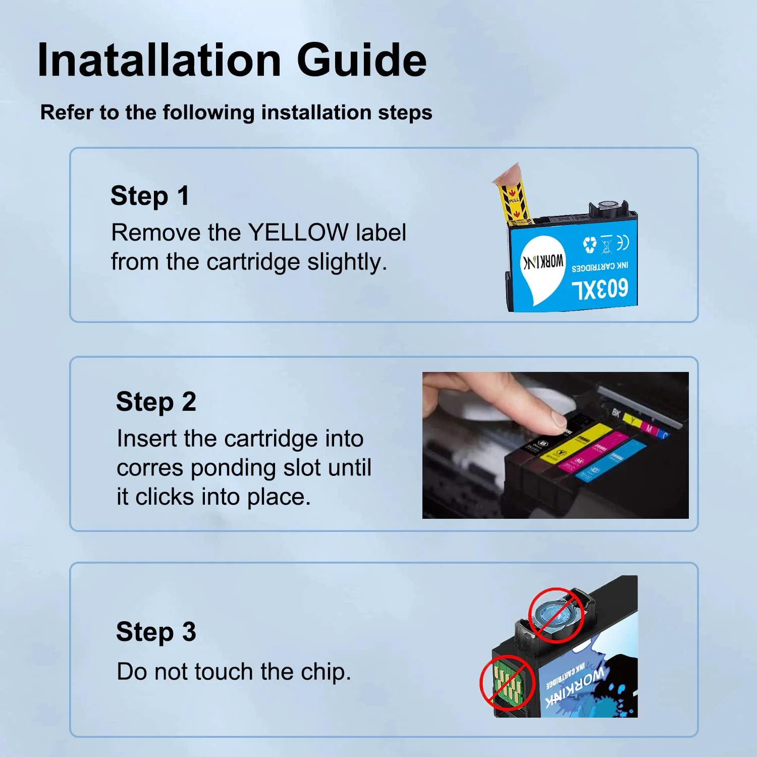 WorkInk 10 Patronen Kompatibel mit Epson 603 603XL Druckerpatronen Multipack für Expression Home XP-2100 XP-2105 XP-3100 XP-3105 XP-4100 XP-4105, Workforce WF-2810 WF-2830 WF-2835 WF-2850 - Image 5