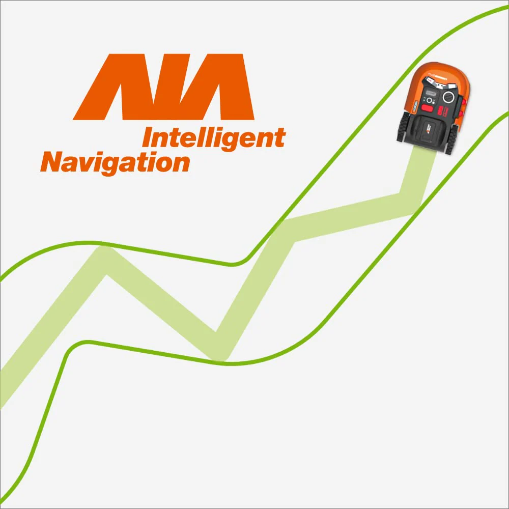 WORX Landroid Plus WR165E Mähroboter mit Begrenzungskabel für Gärten bis 500m² (AIA Navigation, App Steuerung, WLAN, Bluetooth und schwimmendem Mähwerk - max Steigung: 35%) - Image 3