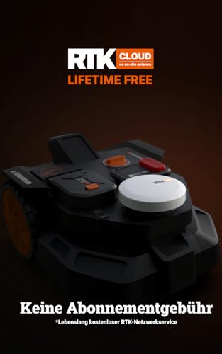 WORX Landroid Vision Cloud WR304E 2WD Mähroboter ohne Begrenzungskabel für 400 m² (KI-Hinderniserkennung, VSLAM+ RTK Cloud Navigation, Auto-Mapping, App-Steuerung) - Image 5