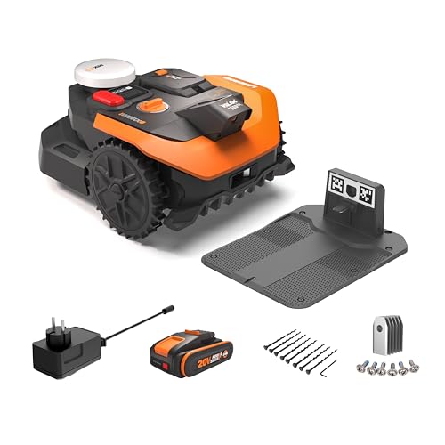 WORX Landroid Vision Cloud WR305E 2WD Mähroboter ohne Begrenzungskabel für 500 m² (KI-Hinderniserkennung, VSLAM+ RTK Cloud Navigation, Auto-Mapping, App-Steuerungo) - Image 4