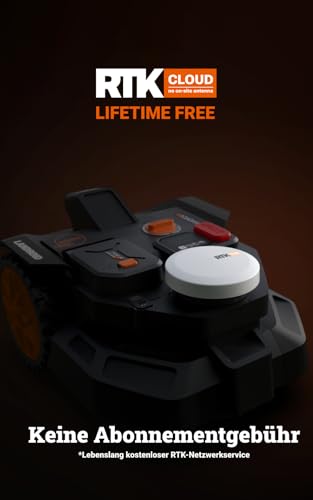 WORX Landroid Vision Cloud WR306E 2WD Mähroboter ohne Begrenzungskabel für 600 m² (KI-Hinderniserkennung, VSLAM+ RTK Cloud Navigation, Auto-Mapping, App-Steuerung, Cut-to-Zero) - Image 5