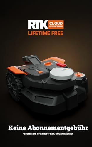 WORX Landroid Vision Cloud WR308E 2WD Mähroboter ohne Begrenzungskabel für 800 m² (KI-Hinderniserkennung, VSLAM+ RTK Cloud Navigation, Auto-Mapping, App-Steuerung, Cut-to-Zero) - Image 5