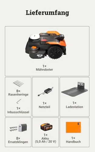 WORX Landroid Vision Cloud WR330E 2WD Mähroboter ohne Begrenzungskabel für 3000 m² (KI-Hinderniserkennung, VSLAM + 4G + RTK Cloud Navigation, Auto-Mapping, App-Steuerung, Cut-to-Zero) - Image 8