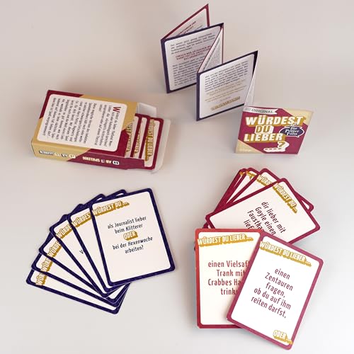 Würdest du lieber …? – Die Edition für Potter-Fans: Das Kartenspiel. Der Spieleklassiker für Fans von Harry Potter. Lustiges Geschenk für Potterheads - Image 3