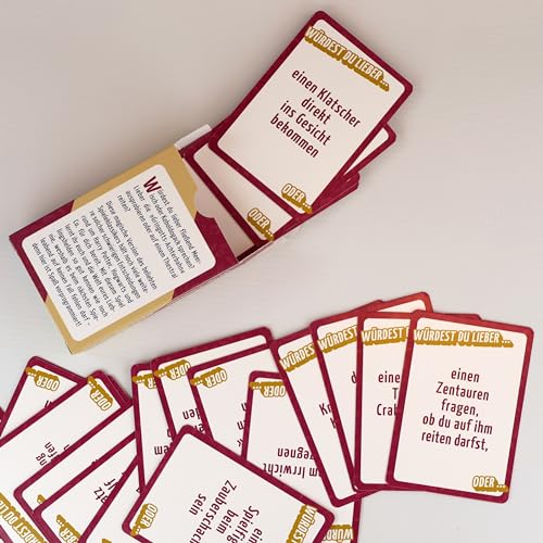 Würdest du lieber …? – Die Edition für Potter-Fans: Das Kartenspiel. Der Spieleklassiker für Fans von Harry Potter. Lustiges Geschenk für Potterheads - Image 4