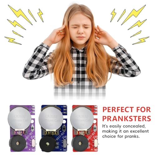 WUSJCOF 3pcs Grillen Geräuschmacher Prank, Lustige Streich-Gadgets Geräuschmacher-Streich mit 16 Geräuschen Kleines Piep-Streichgerät für Die Party Zu Hause in Der Schule - Image 3