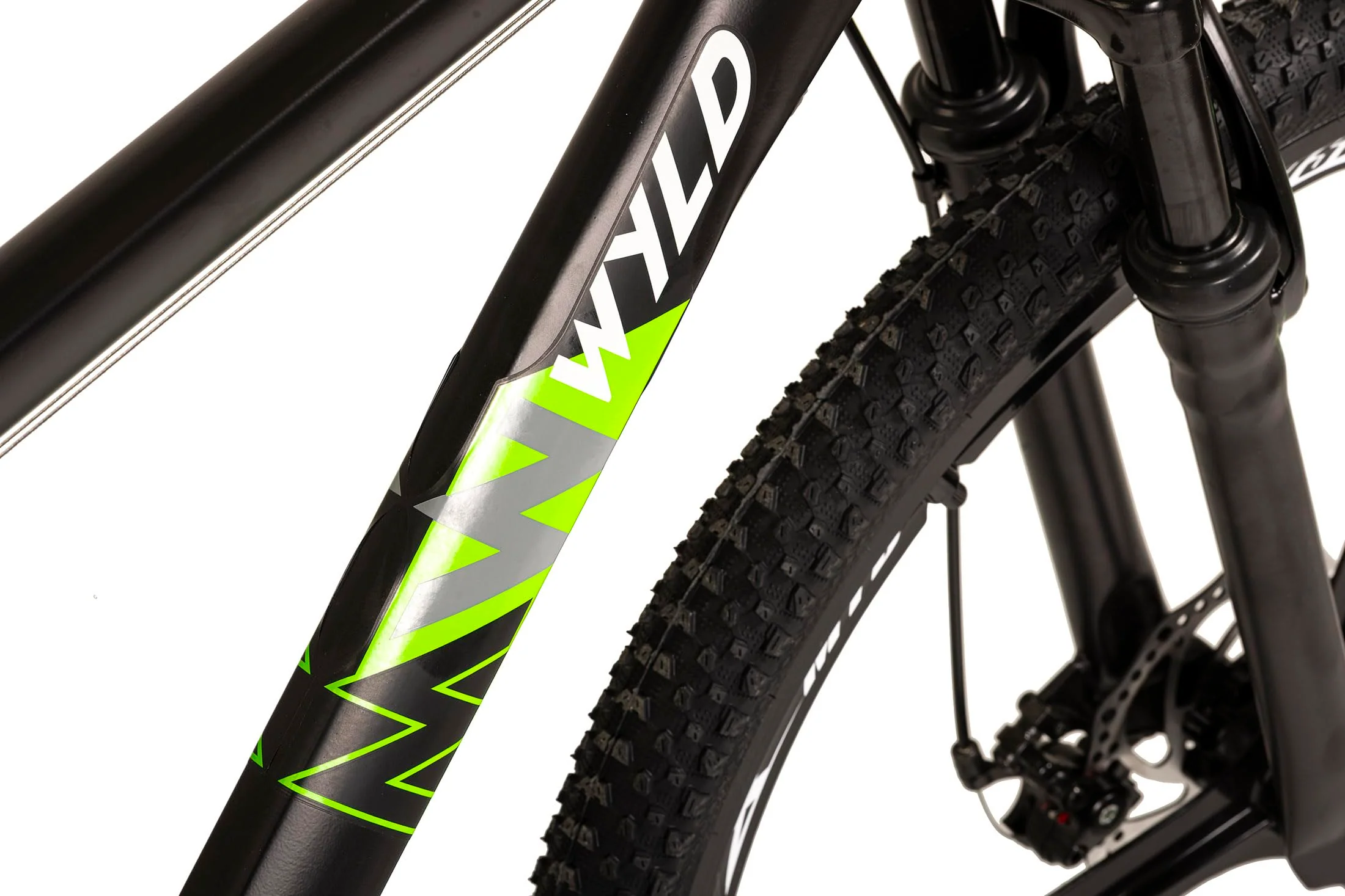 WYLD Mountainbike Hardtail 29'' Sharp Schwarz 21 Gänge (Schwarz-Blau, 46 cm) - Image 7