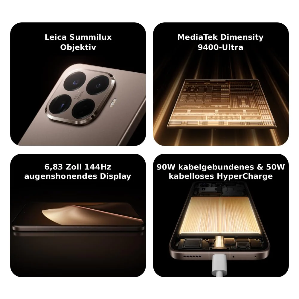 XIAOMI 15T Pro, Smartphone 12+512GB, 6,83" 144Hz augenschonendes Display, MediaTek Dimensity 9400+, 50MP Leica 5X Pro Teleobjektiv, 5500mAh, Schwarz, 2 Jahre Garantie - Image 13