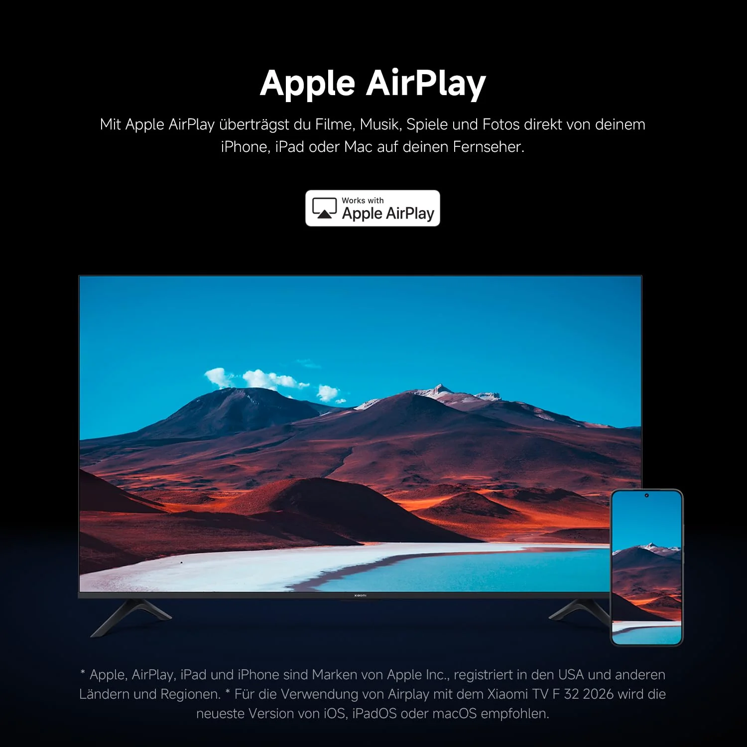 Xiaomi F, 32 Zoll (81 cm), HD, Smart TV, Fire TV, Triple Tuner DVB-C/S/S2/T/T2, Dolby Audio, DTS Virtual:X, DTS-HD, Sprachsteuerung mit Alexa, Kompatibel mit Apple AirPlay - Image 6