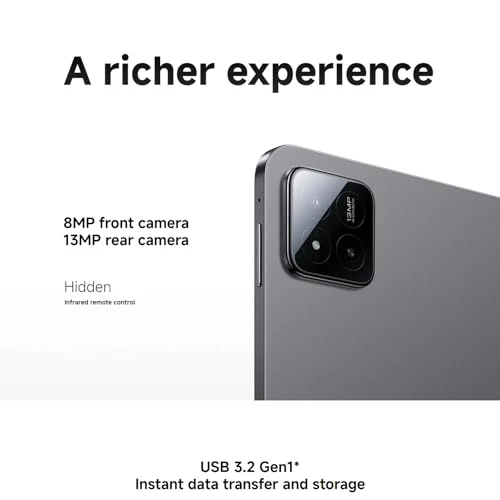 XIAOMI Pad 7 Tablet+Pen, 11.2 Zoll, 8+128GB, Grau, 3.2K 144Hz Display, Snapdragon 7+ Gen 3, 8850mAh Akku, 45W TurboCharge, HyperAI, Quad-Lautsprecher, Nahtloses Desktop-ähnliches Erlebnis - Image 9