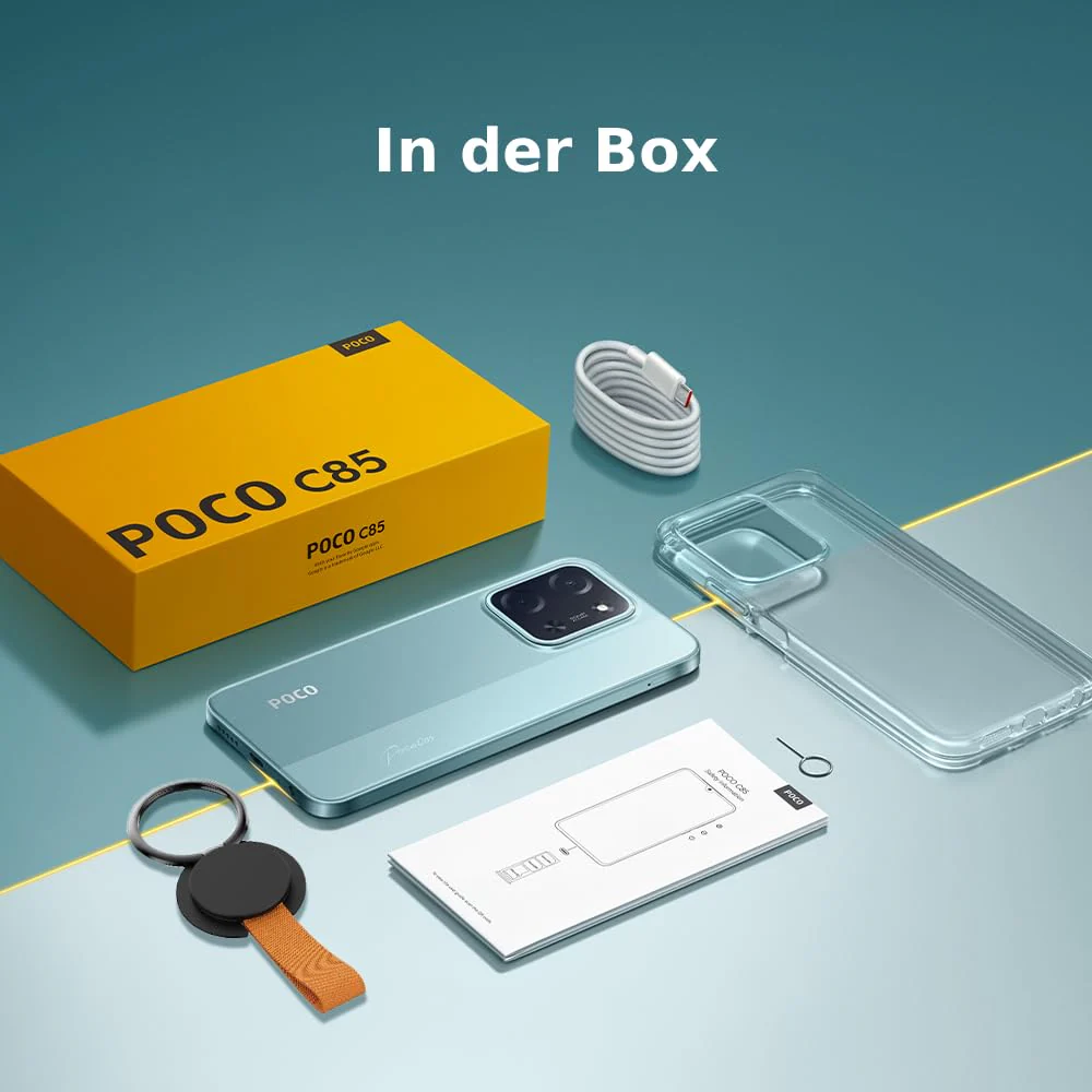 XIAOMI Poco C85, Smartphone 8+256GB, 6,9" 120Hz Display 7,99mm Design, MediaTek Helio G81-Ultra Octa-Core, 50MP AI-Zweifach-Kamera, 6000mAh, Purple, Ladegerät Nicht im Lieferumfang enthalten - Image 11