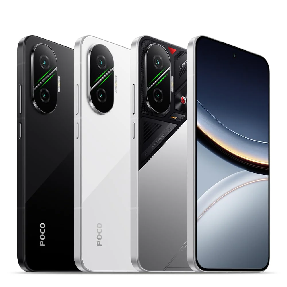 Xiaomi Poco F7 Smartphone, 12+512GB, Schwarz, Flaggschiff Snapdragon 8s Gen 4, 6500mAh Akku, 50MP Sony-Kamera mit OIS, 6,83" 1.5K 120Hz AMOLED-Display (Kein Netzadapter enthalten)