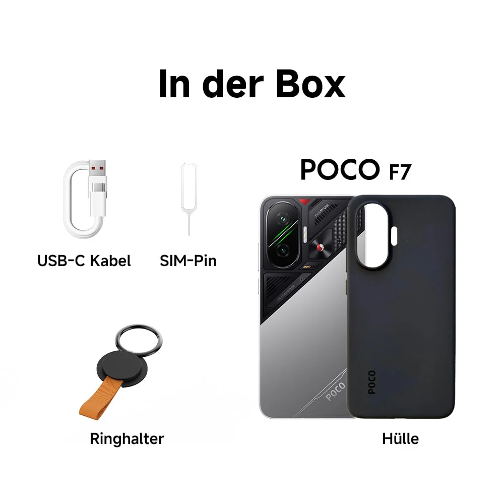 Xiaomi Poco F7 Smartphone, 12+512GB, Weiß, Flaggschiff Snapdragon 8s Gen 4, 6500mAh Akku, 50MP Sony-Kamera mit OIS, 6,83" 1.5K 120Hz AMOLED-Display (Kein Netzadapter enthalten) - Image 7
