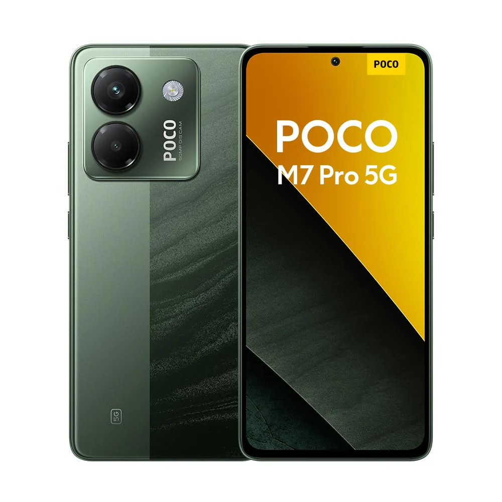XIAOMI Poco M7 Pro 5G Smartphone, 8+256GB, Green, Klare 50MP Sony Kamera mit OIS, 5110mAh Akku, 45W TurboCharge, 120Hz augenschonendes AMOLED Display - Image 3