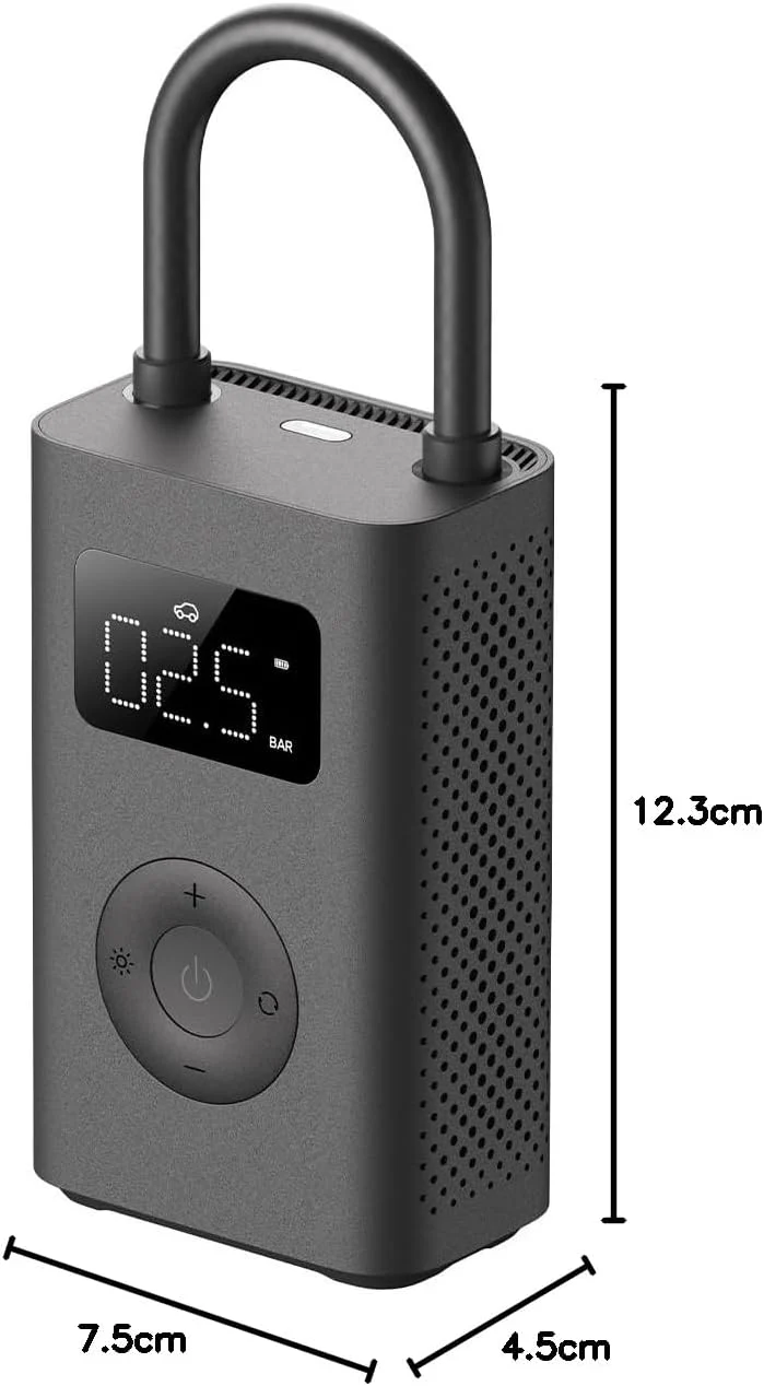 Xiaomi Portable Electric Air Compressor 2 – Tragbarer Luftkompressor für Auto, Motorrad, Fahrrad mit bis 10,3 Bar, 3–150 PSI, 6 verschiedene Modi mit Auto-Stop, 2000mAh großer Akku, USB-C, LED-Anzeige - Image 5