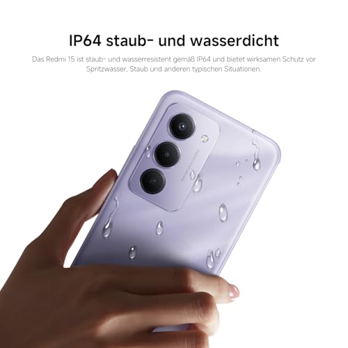 XIAOMI Redmi 15, Smartphone 8+256GB, 6,9" FHD+ 144Hz DotDisplay, Snapdragon 685, 50MP KI-Dualkamera, 7000mAh Akku, Sandy Purple - Image 4