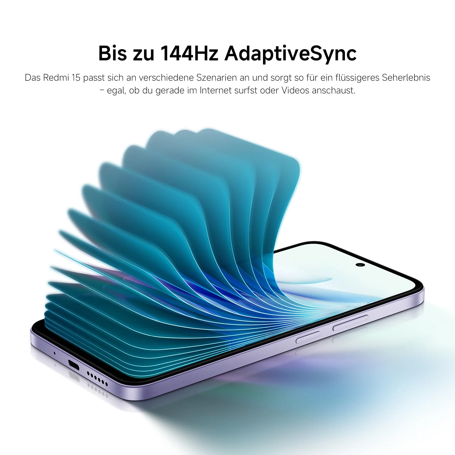 XIAOMI Redmi 15, Smartphone 8+256GB, 6,9" FHD+ 144Hz DotDisplay, Snapdragon 685, 50MP KI-Dualkamera, 7000mAh Akku, Sandy Purple - Image 6
