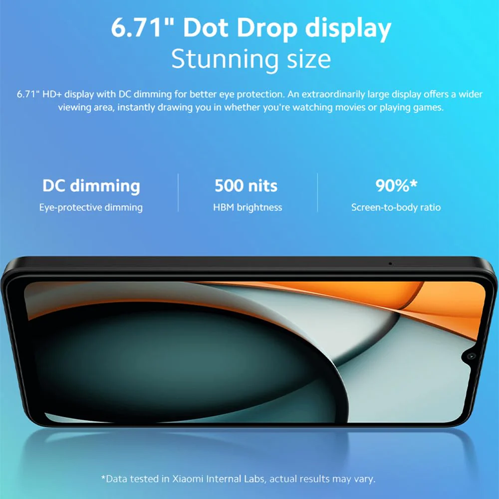 Xiaomi Redmi A3 Smartphone ohne Vertrag 128GB ROM 4GB RAM 5000mAh 90Hz AMOLED Display Entsperren Methoden Gesichts- und Fingerabdruck Octa-Core Prozessor Schwarz - Image 2