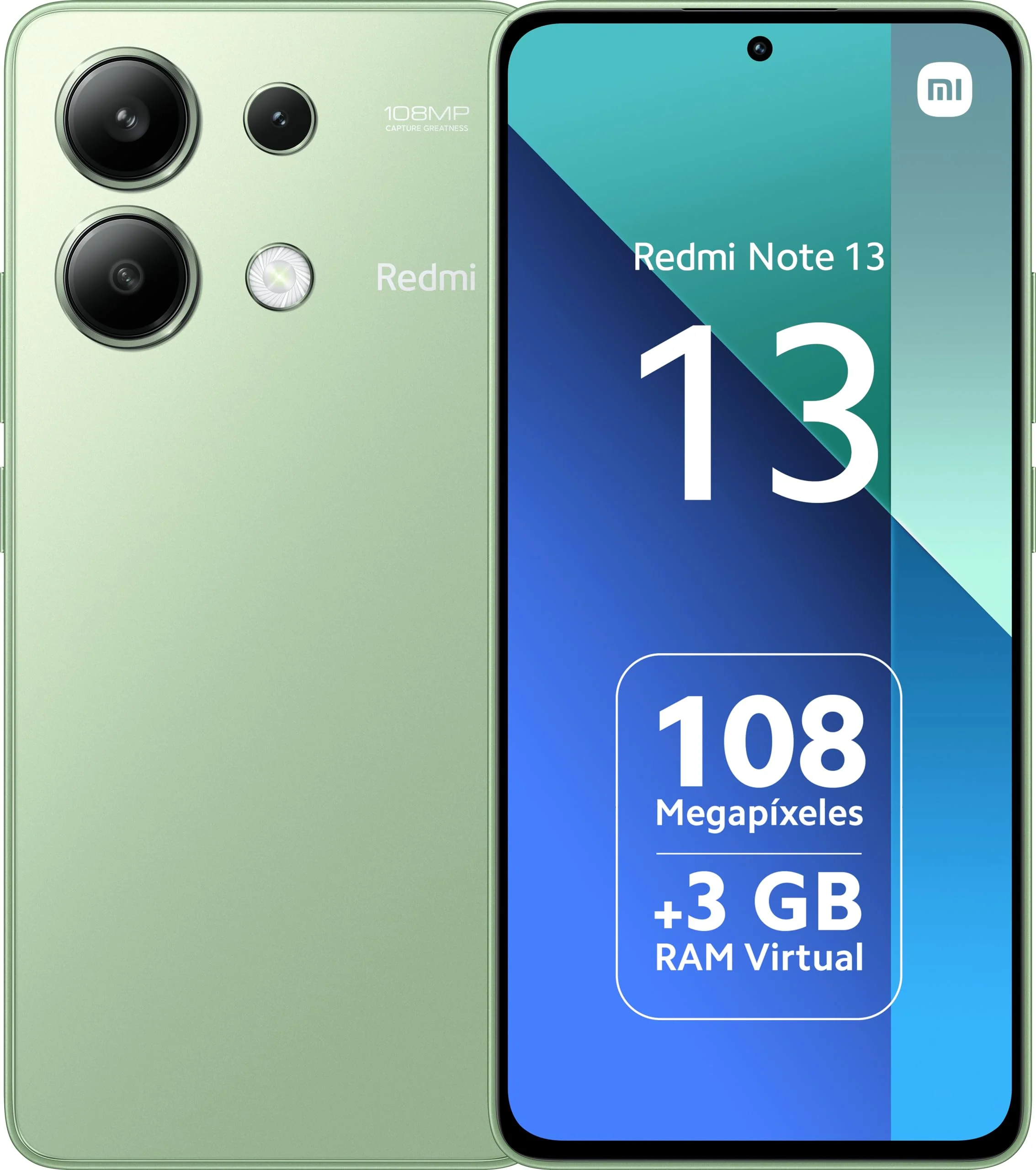 Xiaomi Redmi Note 13 4G 6GB RAM 128GB Mint Green - Image 2