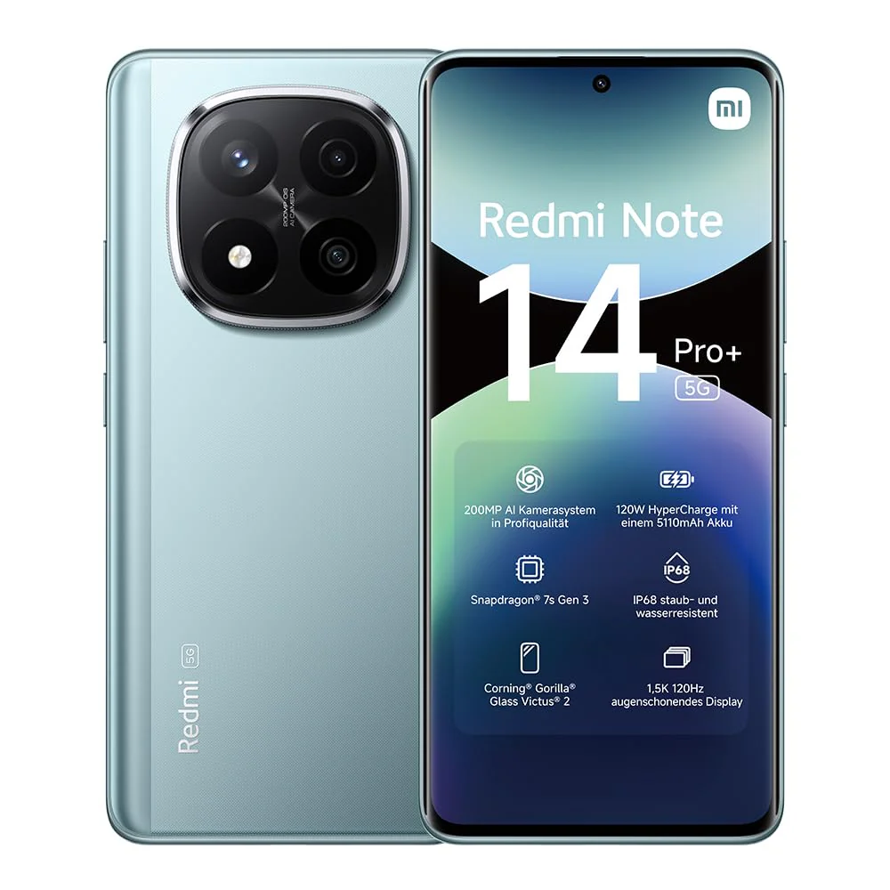 Xiaomi Redmi Note 14 Pro+ 5G Smartphone, 8 + 256GB, Purple, 200MP professionelle AI-Kamera, IP68, 120W HyperCharge, AI-Funktionen (kein Ladegerät enthalten) - Image 5