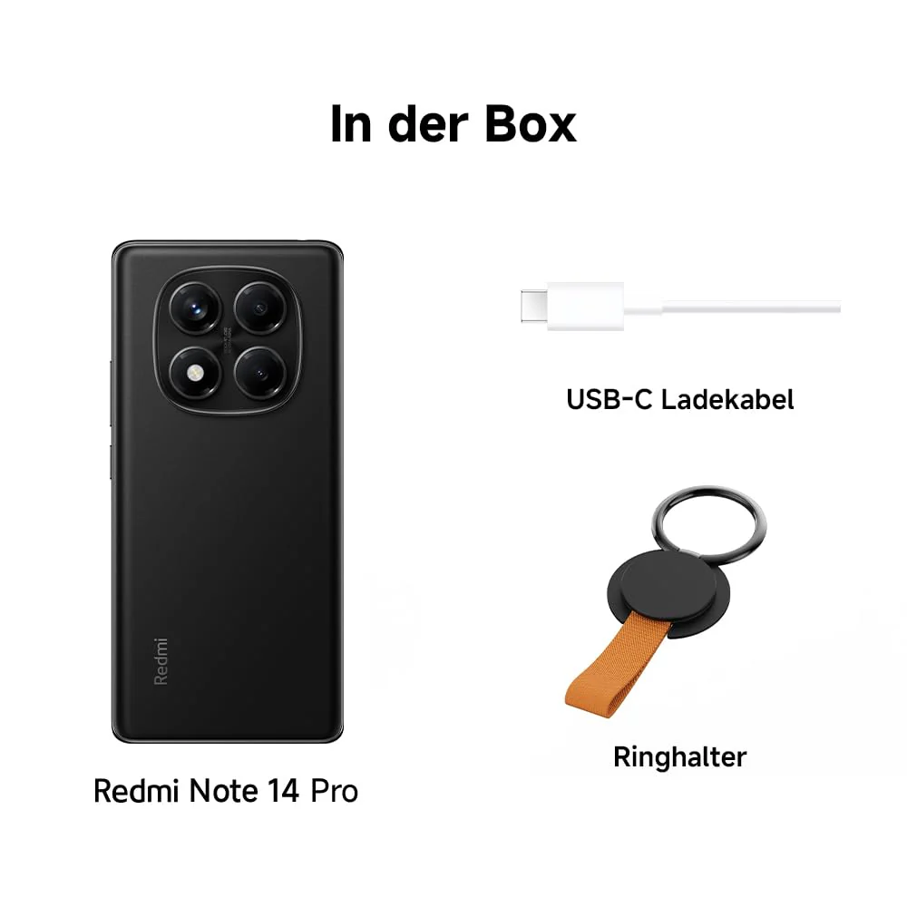Xiaomi Redmi Note 14 Pro Smartphone, 8 + 256GB, Purple, 200MP professionelle AI-Kamera, 5500mAh Akku, 32MP Selfie-Kamera, AI-Funktionen (kein Ladegerät enthalten) - Image 4