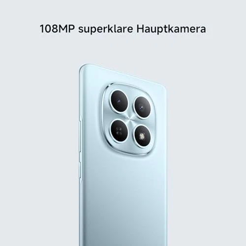 XIAOMI Redmi Note 15 5G Smartphone (8+256 GB) – Ultradünnes Design, IP66-Wasserschutz, 108-MP-Kamera, 6,77" FHD+ Display, Gletscherblau, 2 Jahre Garantie - Image 5