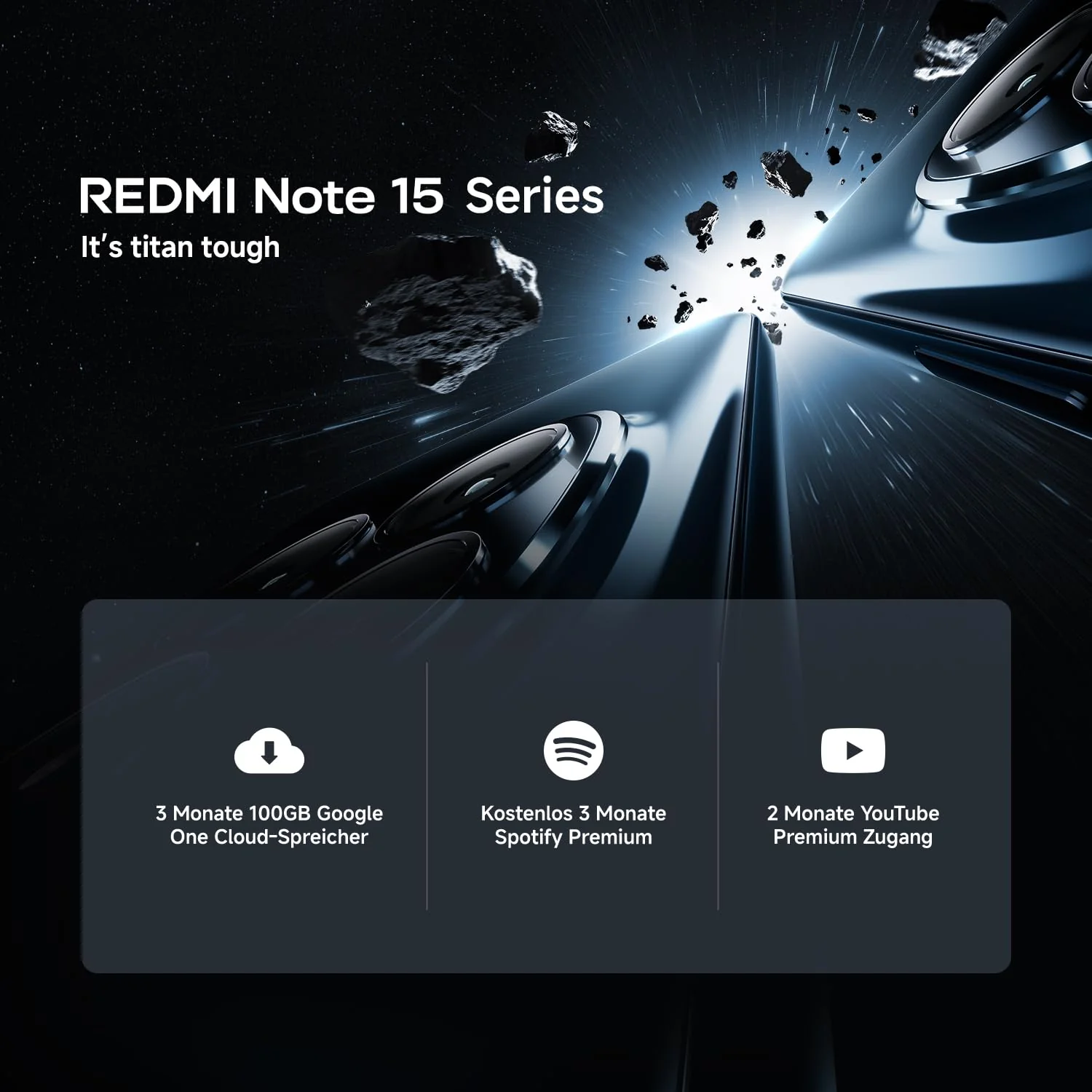 XIAOMI Redmi Note 15 Pro 5G Smartphone (12+512 GB) – 6580-mAh-Akku, IP66/IP68 Staub- und Wasserschutz, Neue 200-MP-Kamera, 6,83" AMOLED-Display, Gletscherblau, 2 Jahre Garantie, - Image 15
