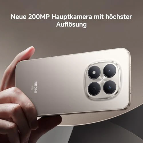 XIAOMI Redmi Note 15 Pro 5G Smartphone (12+512 GB) – 6580-mAh-Akku, IP66/IP68 Staub- und Wasserschutz, Neue 200-MP-Kamera, 6,83" AMOLED-Display, Gletscherblau, 2 Jahre Garantie, - Image 4