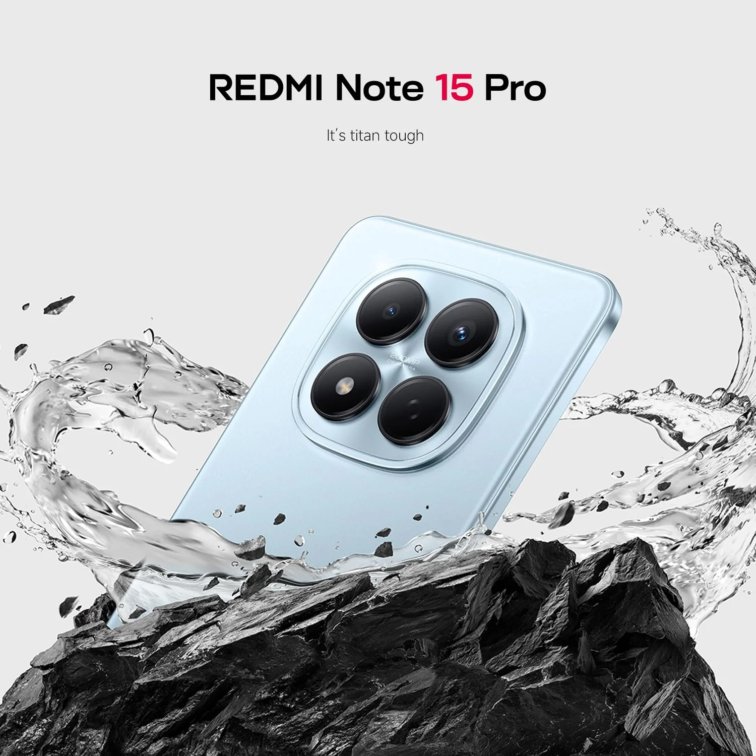 XIAOMI Redmi Note 15 Pro Smartphone (12+512 GB) – 6500-mAh-Akku, 200-MP-Kamera, IP65-Wasserschutz, 6,77" FHD+ AMOLED-Display, Titanium, 2 Jahre Garantie - Image 15