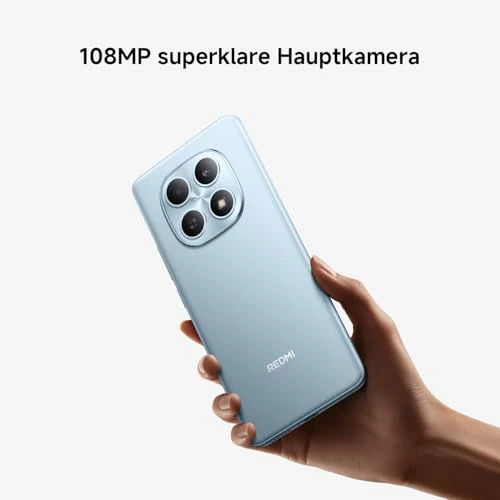 XIAOMI Redmi Note 15 Smartphone (8+128 GB) – 6000-mAh-Akku, wassergeschützt, 108-MP-Kamera, 6,77" FHD+ Display, Gletscherblau, 2 Jahre Garantie - Image 6