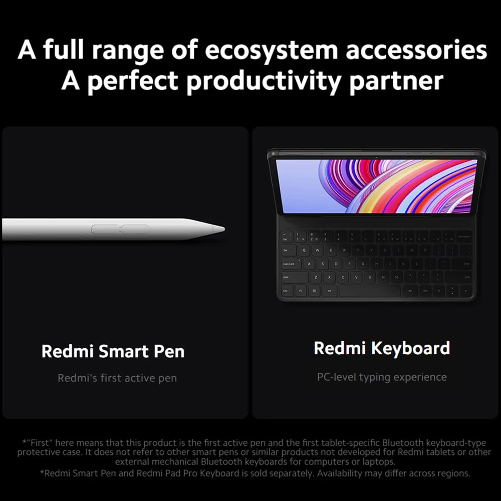 XIAOMI Redmi Pad Pro 12,1 Zoll 256 GB Mi Tablet, 2,5 K Display, 10000 mAh Akku, 8 MP Kamera, Grau - Image 4