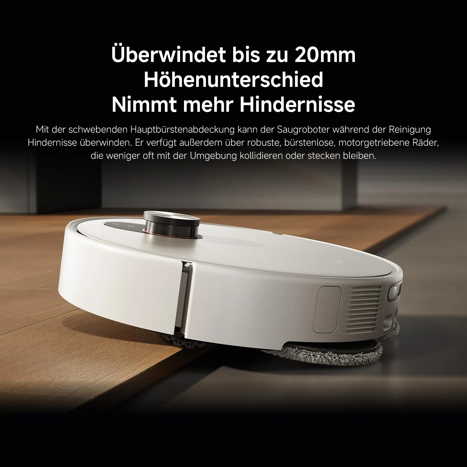 XIAOMI Robot Vacuum 5 Pro Saugroboter mit Wischfunktion, 20.000Pa, Ausfahrbarer Mopp & Seitenbürste, Selbstreinigende All-in-One Basisstation, KI-Navigation, App & Sprachsteuerung - Image 11
