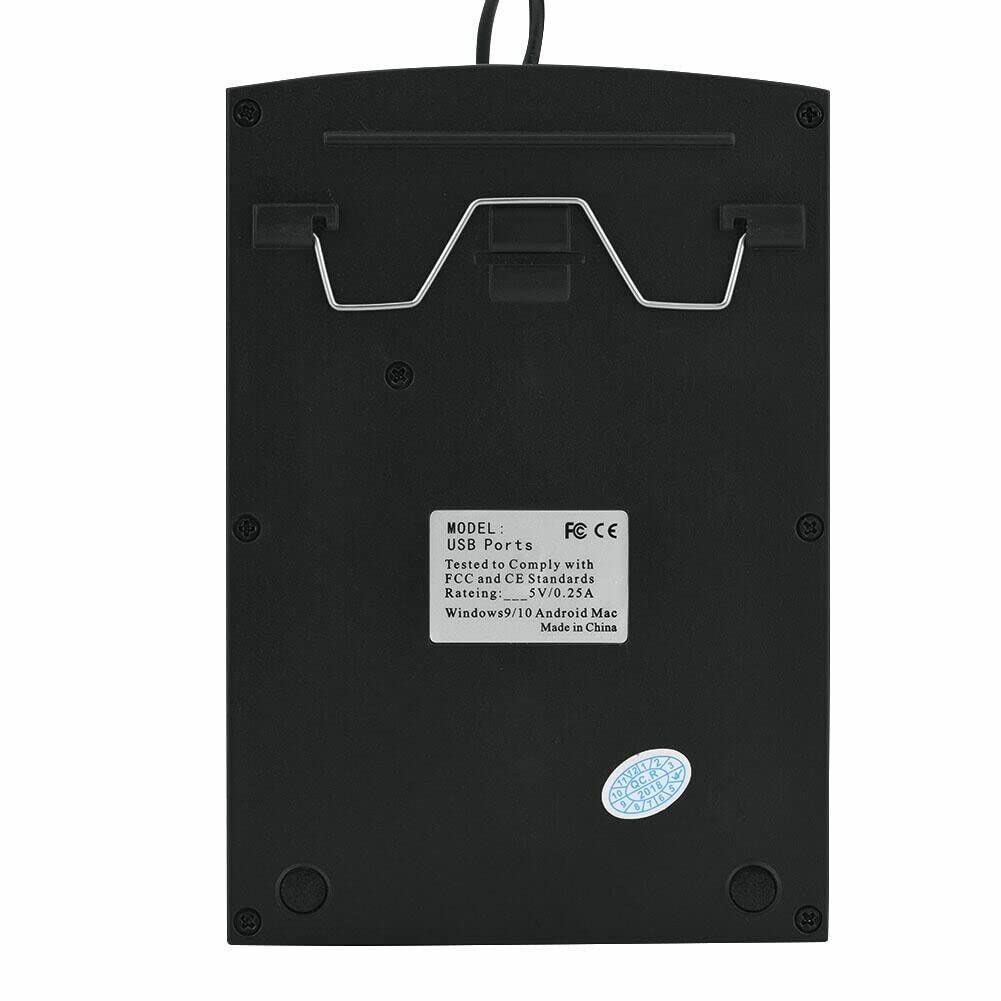 Xingdianfu Mini Zifferntastatur, Tragbare USB Ziffernblock, für Laptop Desktop Computer Pc, mit USB-Kabel 1,3 m Schwarz - Image 8
