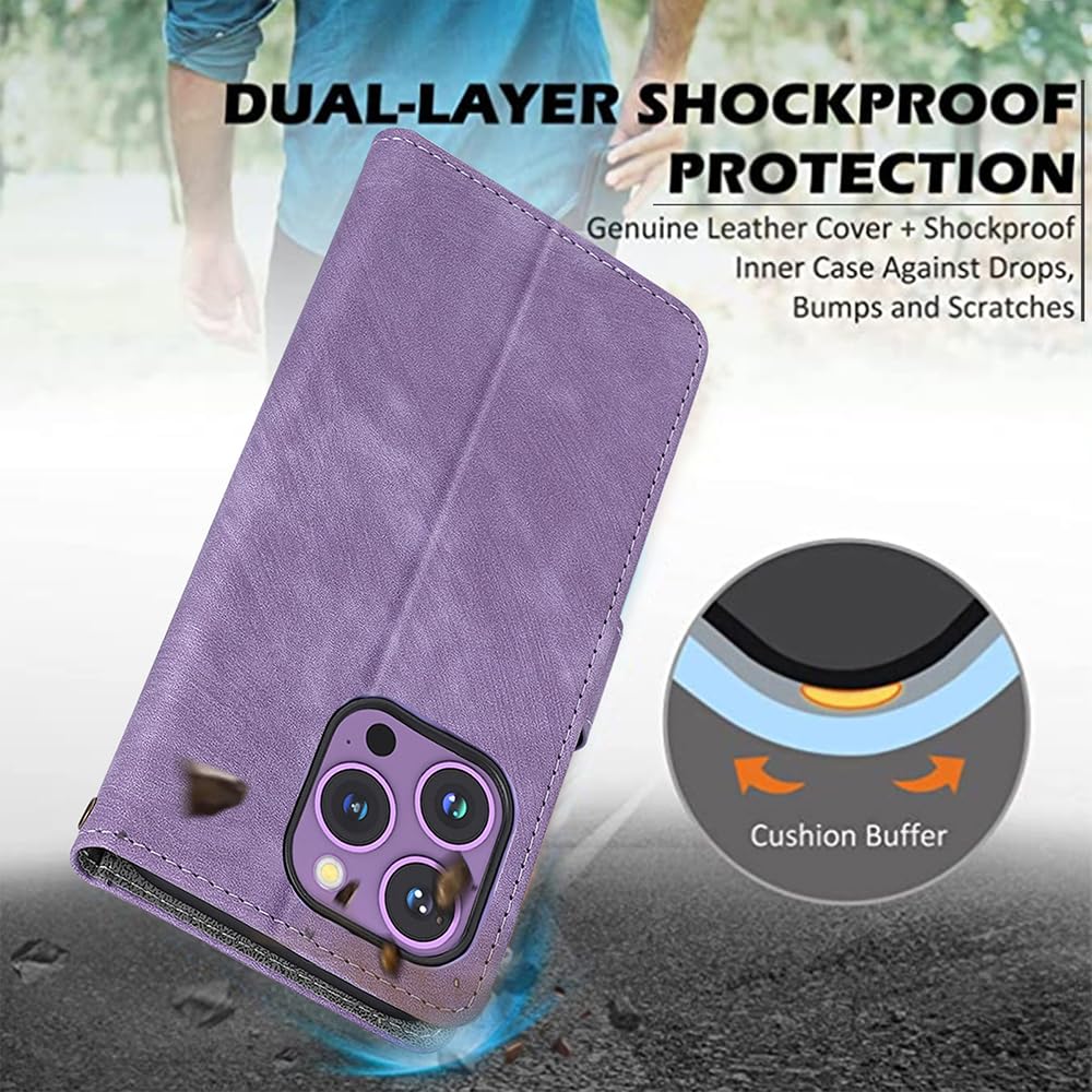 XINNI Handyhülle für Oscal Flat 1C/Blackview Wave 6C, RFID Protect PU/TPU Klappetui Schutzhülle Flip Magnetisch Telefonhülle, Blau - Image 2