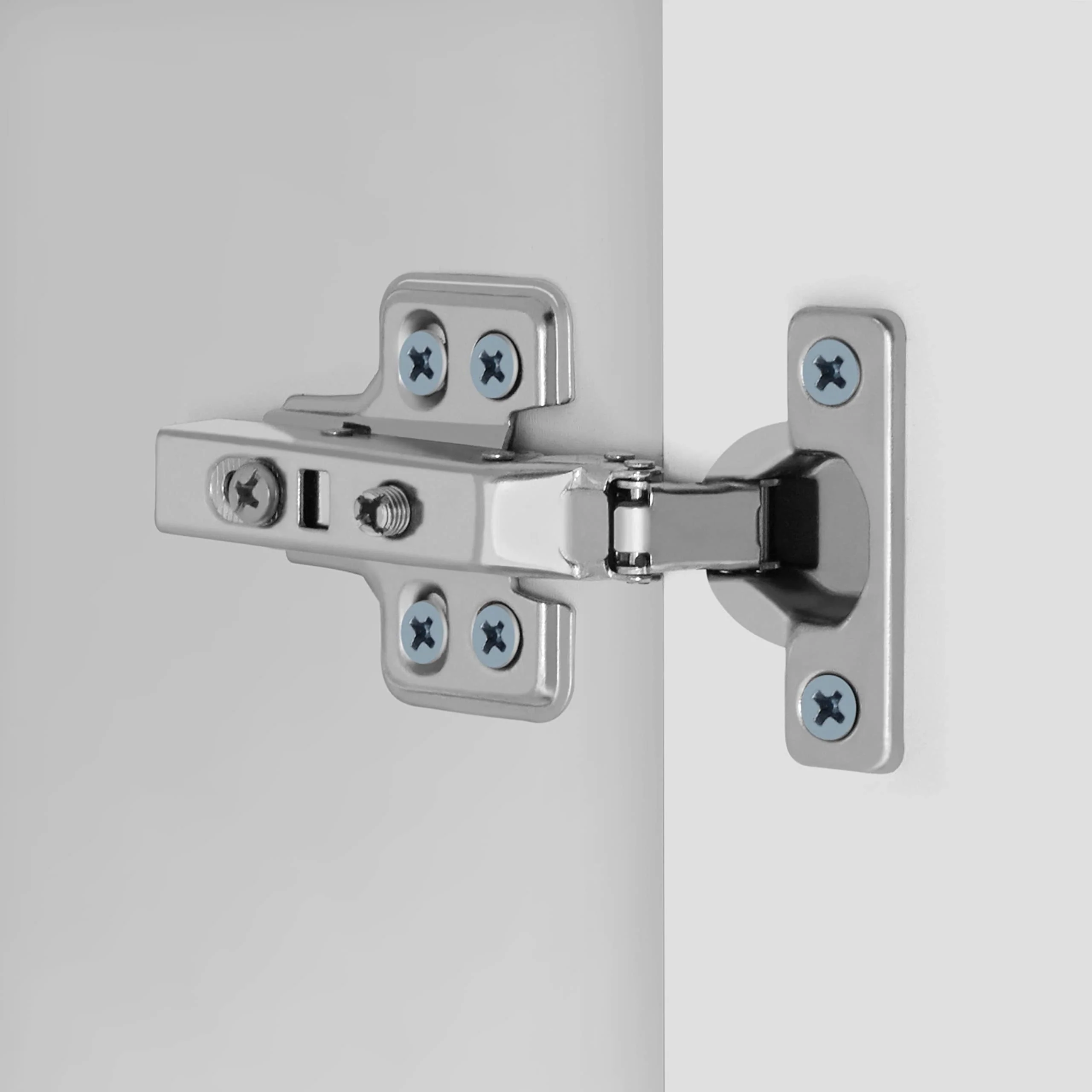 Yaheetech Badezimmerschrank mit 2 Spiegeltüren Hängeschrank Spiegelschrank fürs Bad 2-stufiger Badschrank höhenverstellbare Ablage - Image 4